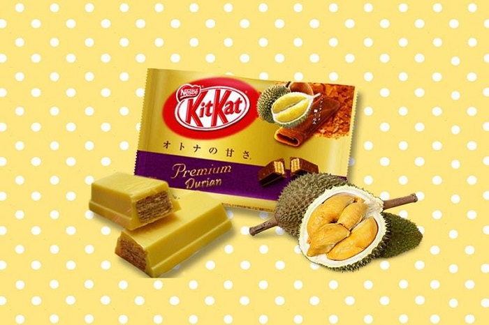 Kẹo Kit Kat hương sầu riêng đặc trưng
