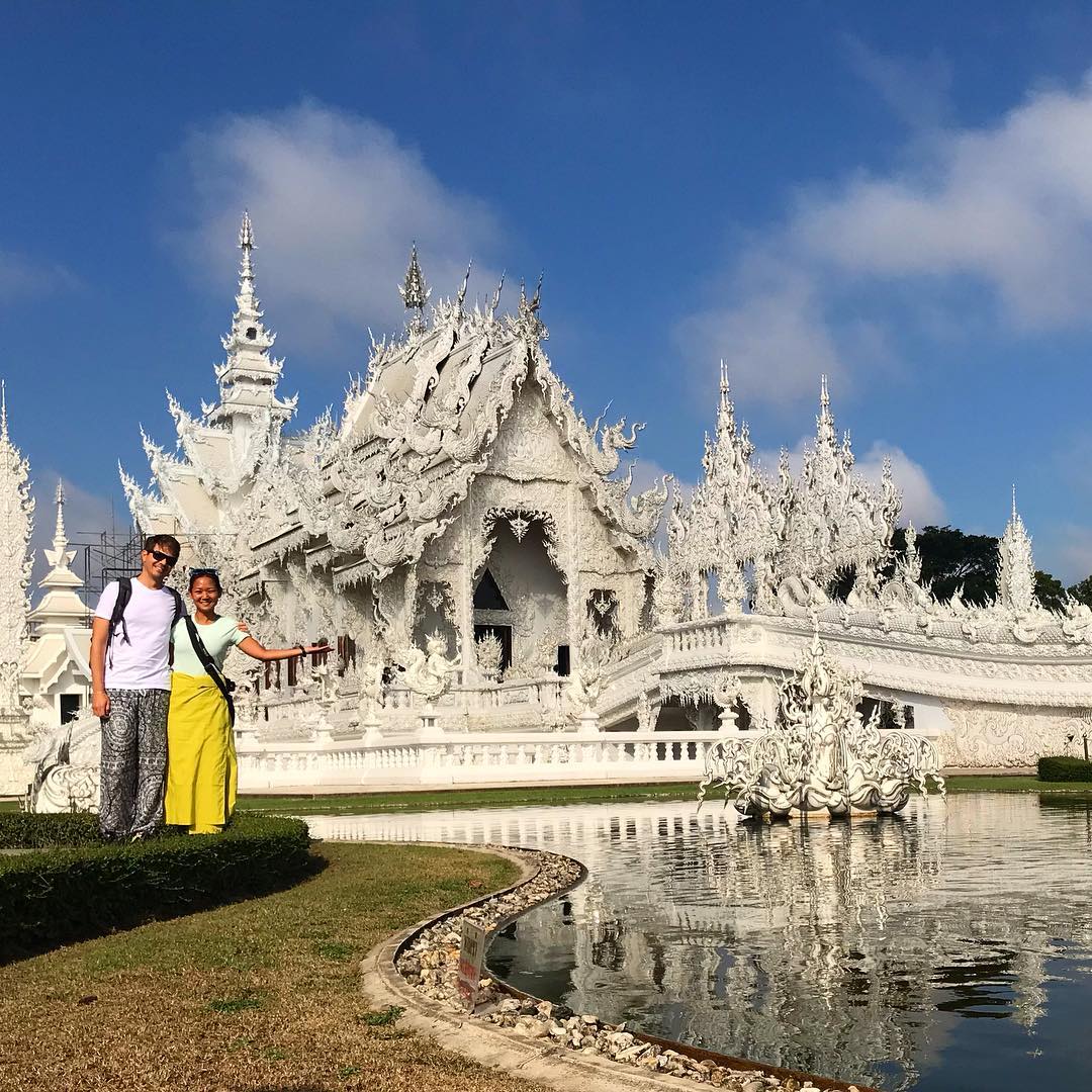 Wat Rong Khun chính là một biểu tượng văn hóa của xứ chùa vàng Thái Lan