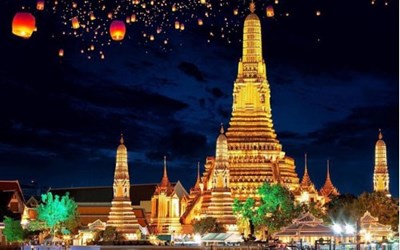 Tham gia lễ hội đèn trời lung linh khi đi du lịch Thái Lan tháng 11