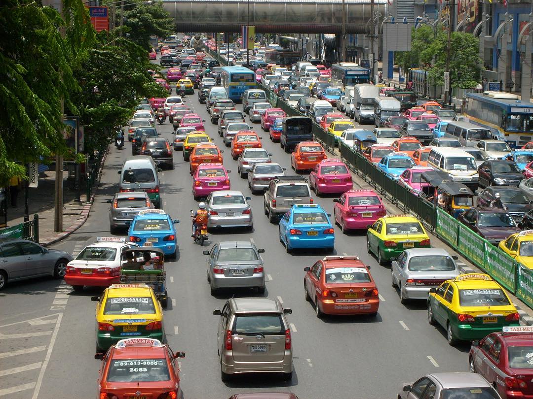 Taxi ở Bangkok thì đâu đâu cũng có