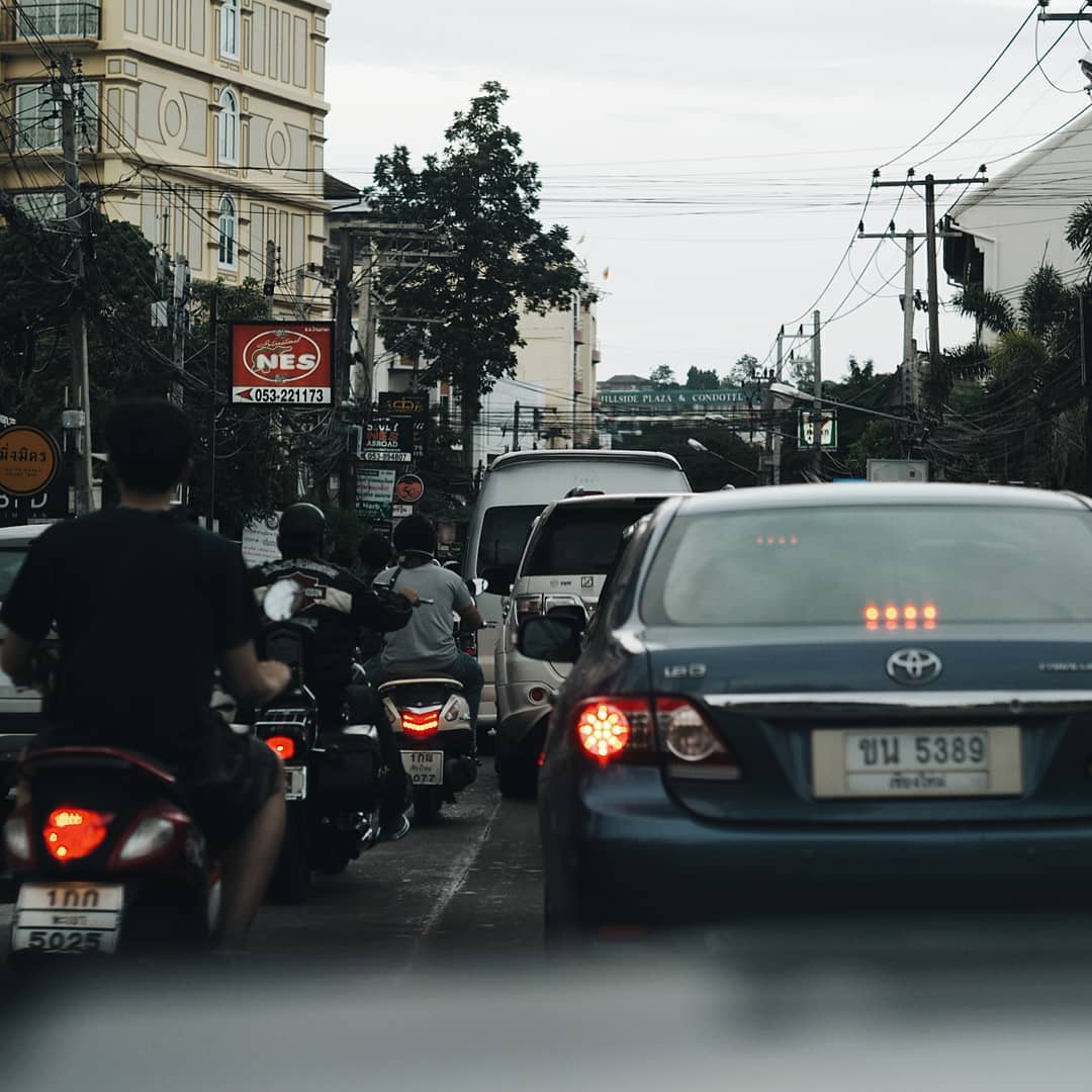Vấn đề kẹt xe ở Bangkok khá đáng sợ