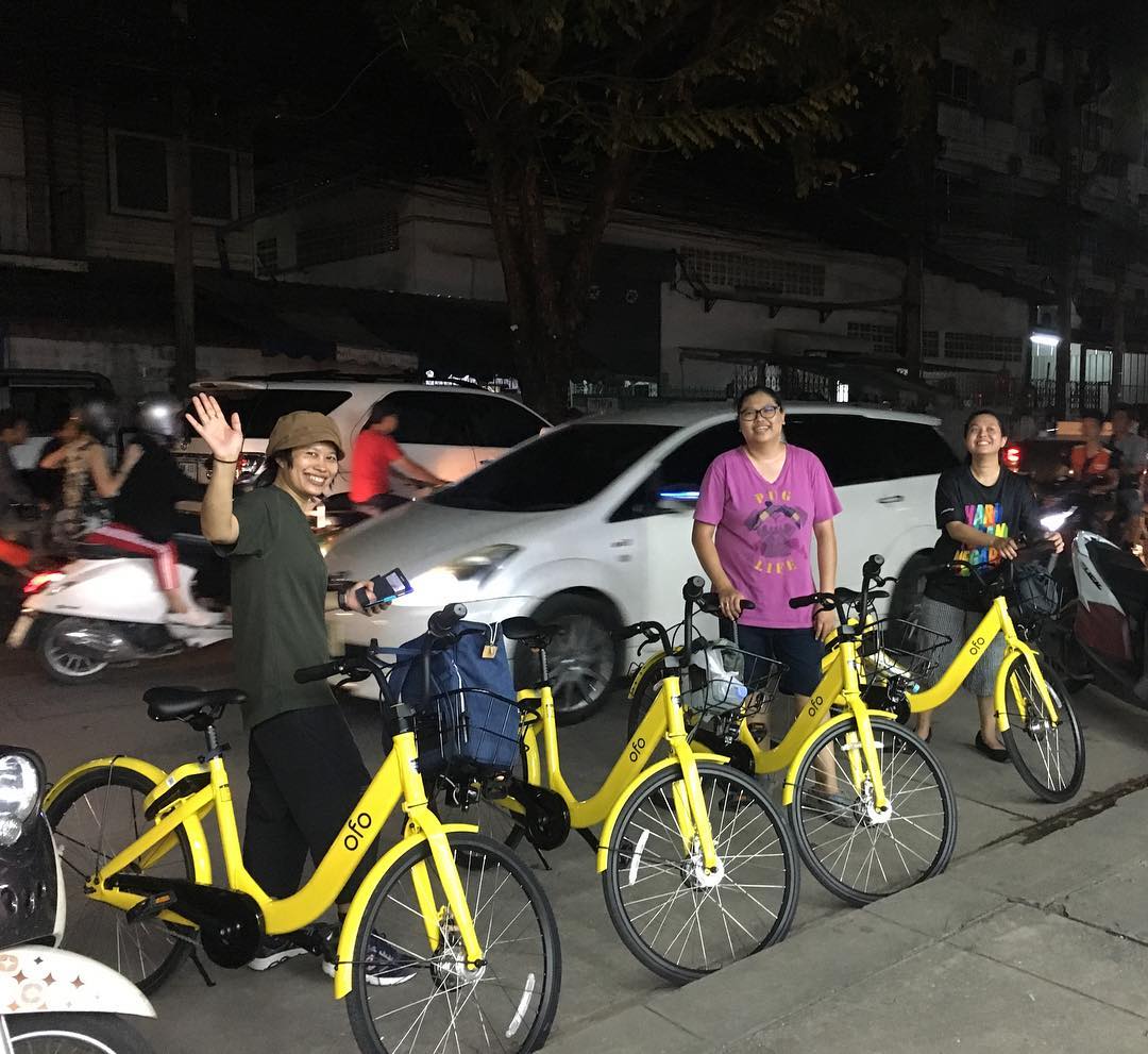 Khám phá Thái Lan bằng xe đạp về đêm xung quanh China Town