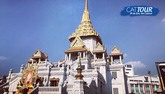 Chùa Phật vàng Bangkok - ngôi chùa có pho tượng phật vàng nguyên khối nặng đến 5,5 tấn